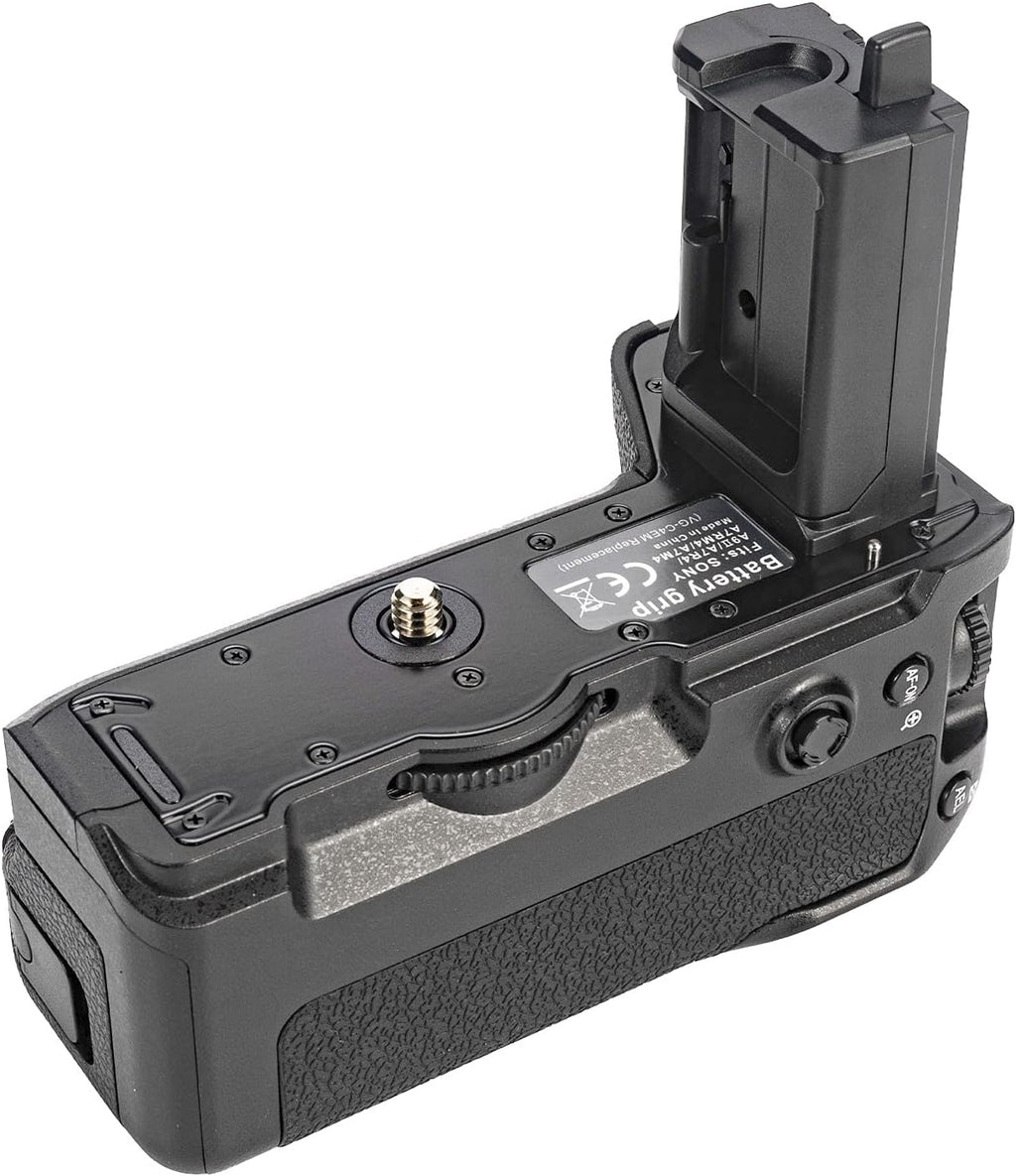 VG-C4EM Battery Grip for Sony A7IV A7R IV A7V A7M4 A9II, Vertical Hand Grip with Dual NP-FZ100 Slots, Ergonomic Non-Slip Design