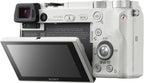 Sony Alpha A6000 Mirrorless Camera with 16-50Mm Lens (Silver) + Lens Cap Keeper + Cleaning Kit