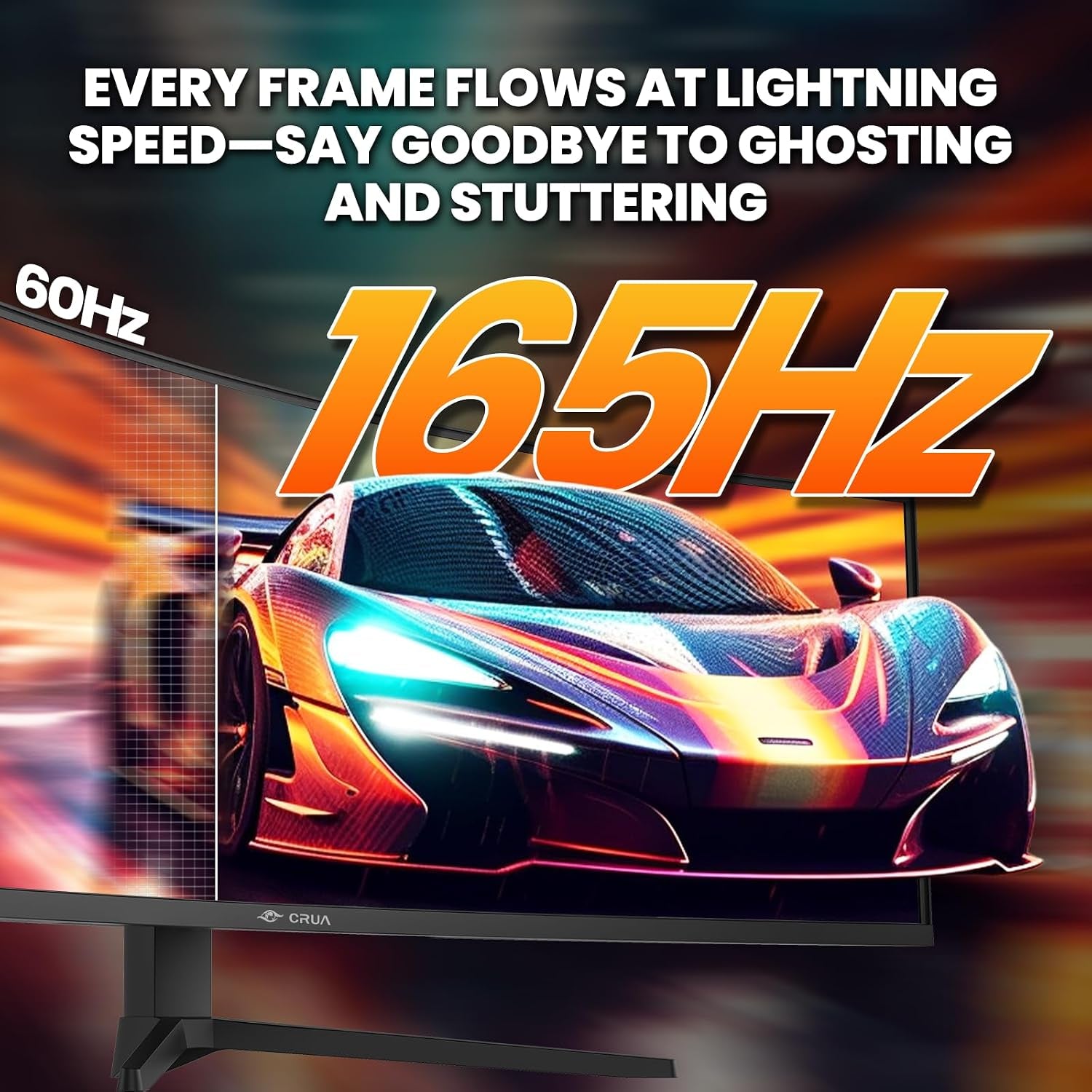 49" DQHD 165Hz Ultrawide Curved Gaming Monitor, 1500R, Freesync, Black | 5120X1440 32:9, 120%Srgb, Low Blue Light, Height-Adjustable Stand, HDMI 2.1/DP 1.4, Wall Mount for Gaming, Editing and Work