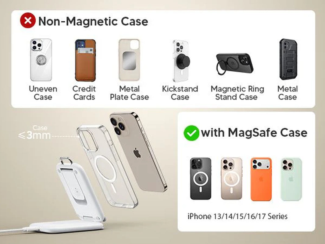 Suitcase Magnetic Wireless Charger