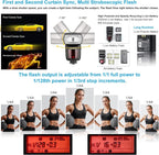 V860II-S TTL Flash for Sony Cameras, GN60 2.4G Wireless Speedlite for Sony, HSS 1/8000S, 20-200Mm Zoom, 2000Mah Li-Ion Battery, 1.5S Recycle Time, 650 Full Power Flashes