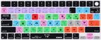 Logic Pro Shortcut US Version Keyboard Cover Skin for 2026-2021 Macbook Pro 14 16 Inch Macbook Air 13 15 Inch with M5/M4/M3/M2/M1 and Macbook Neo