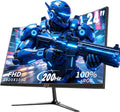 24 Inch Gaming Monitor 200Hz Curved Computer Monitor FHD 1080P, Curved 2800R VA Panel with 1Ms MPRT, Freesync, HDMI DP, VESA Mount for Gaming and Home Office