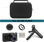 Hard Travel Case for Sony ZV-1F / ZV-1 / II Digital Camera, Black
