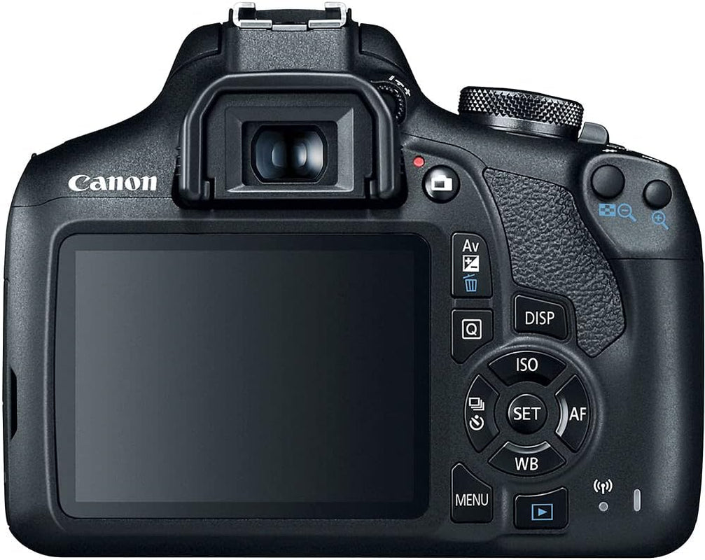 Canon EOS Rebel T7 DSLR Camera | 24.1MP APS-C CMOS Sensor with DIGIC 4+ Image Processor | Built-In Wi-Fi & NFC | EF Lens Compatible Beginner Photography Camera Kit with Shoulder Bag and 64GB Card