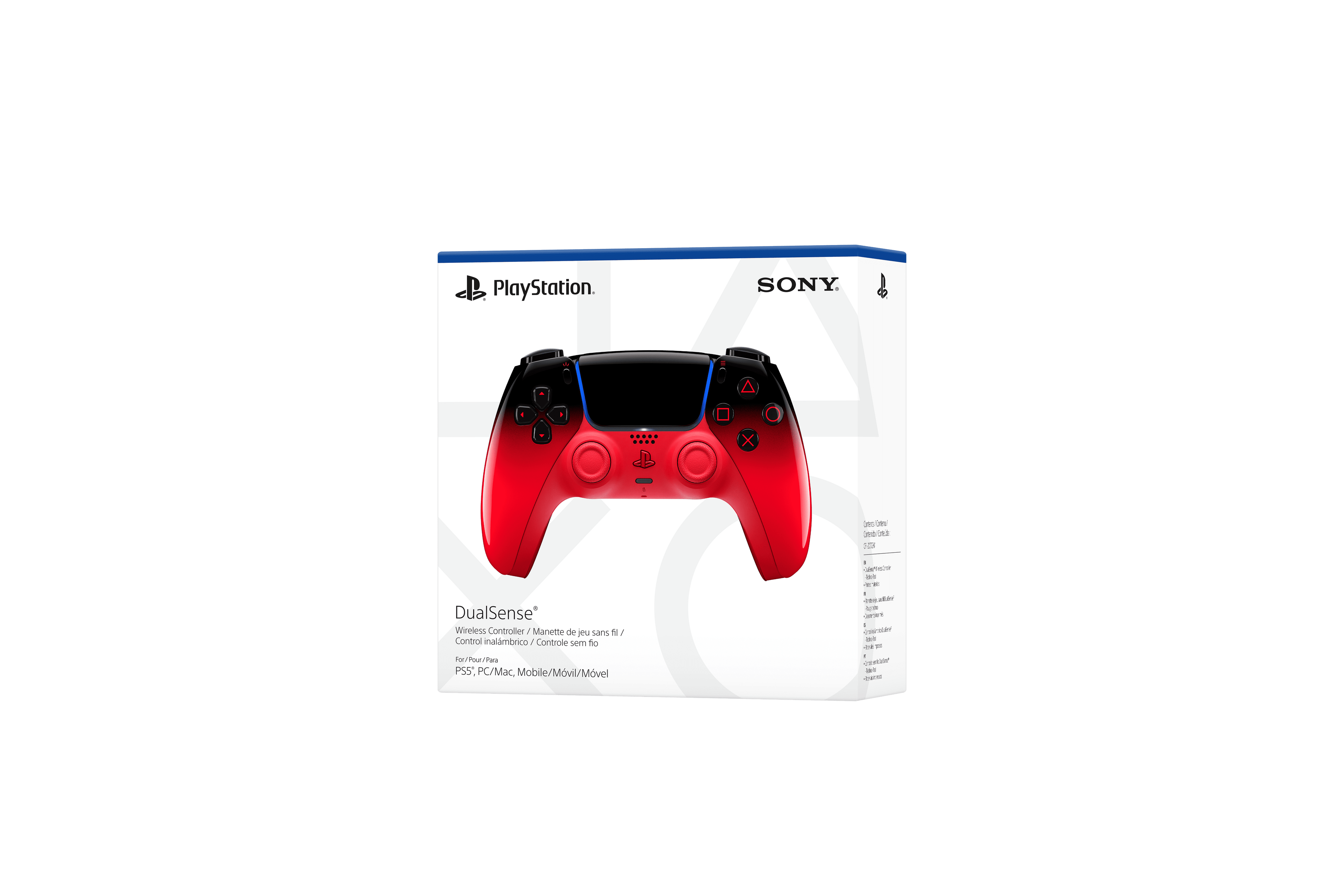 Sony PS5 Dualsense Wireless Controller - Techno Red