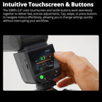 V480 Flash V480C Camera Flash for Canon, GN50 High Output, Built-In Lithium Battery, 1/8000 HSS, 2.4GX Wireless TTL, 1.7S Recycle Time, 650 Full Power Pops for Canon Camera (V480C)