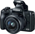 Canon EOS M50 Mirrorless Vlogging Camera Kit with EF-M 15-45Mm Lens, Black