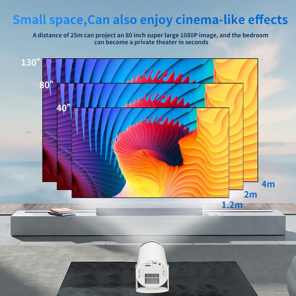 X10 plus Retro Game Console with Projector,4K HD Portable Projector with 10000+ Games,Plug and Play TV Video Game Stick,Android TV 11.0, Wifi,Smart Projector with 2.4G Wireless Controllers