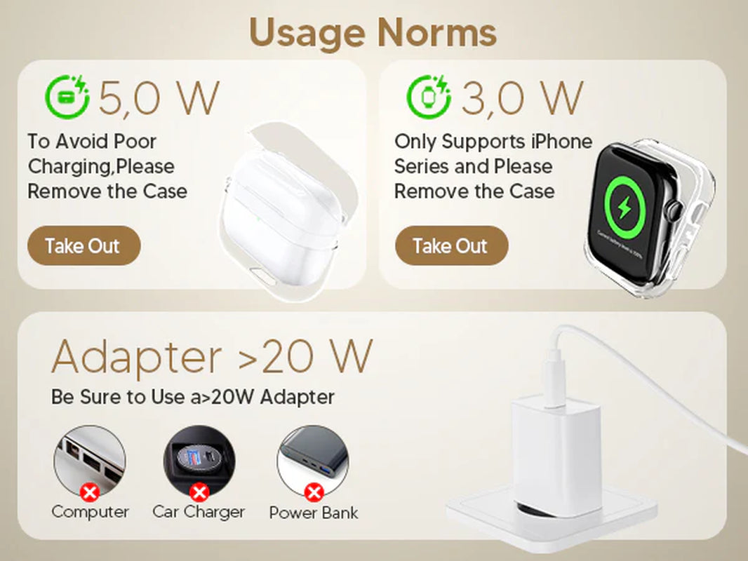 Suitcase Magnetic Wireless Charger