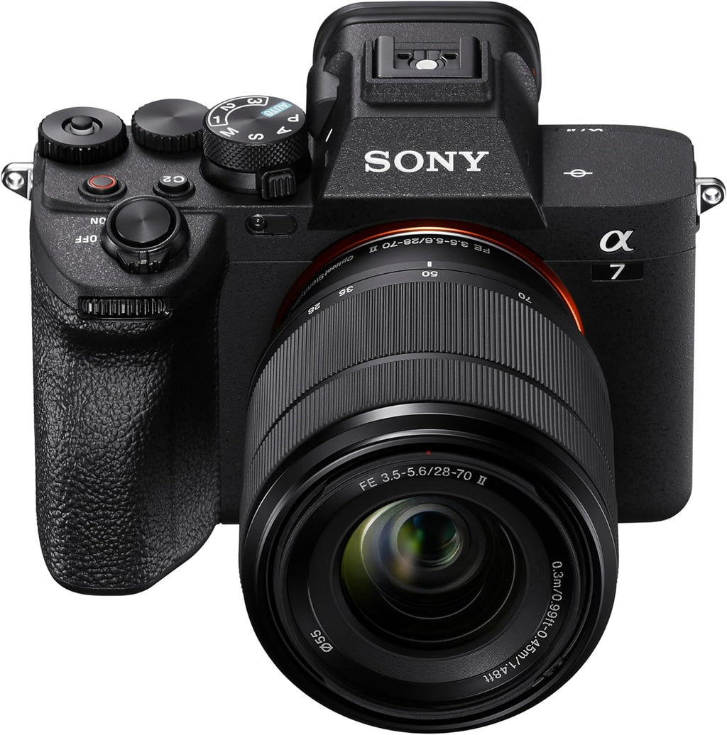 Sony Alpha 7 IV Full-Frame Mirrorless Interchangeable Lens Camera with 2026 28-70Mm Zoom Lens Kit, Black | Includes Fe 28-70Mm F/3.5-5.6 Oss Ii Lens, 33MP Exmor R Sensor, Bionz Xr, 4K up to 60P, 759-Point Af, Vari-Angle LCD, Black
