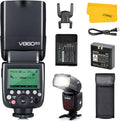 V860II-S TTL Flash for Sony Cameras, GN60 2.4G Wireless Speedlite for Sony, HSS 1/8000S, 20-200Mm Zoom, 2000Mah Li-Ion Battery, 1.5S Recycle Time, 650 Full Power Flashes