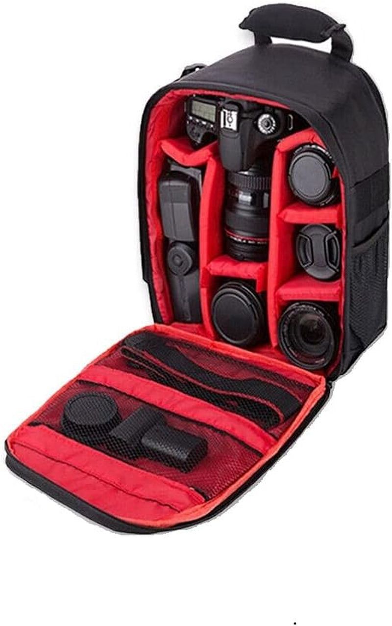 Waterproof SLR/DSLR Camera Backpack Shoulder Bag Travel Case for Canon Nikon Sony Digital Lens Medium