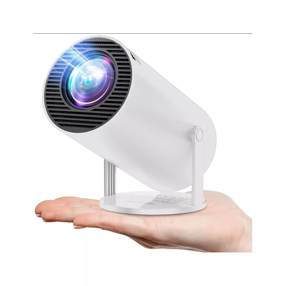 ALEEN & AJEAN Projector 4K 1080P Support, Mini Projector Smart for Movie Projection Compatible with Phone