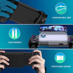 Wireless Phone Controller for Iphone Android with Hall Joystick RGB Gaming Support Xbox Cloud Steam Link Black