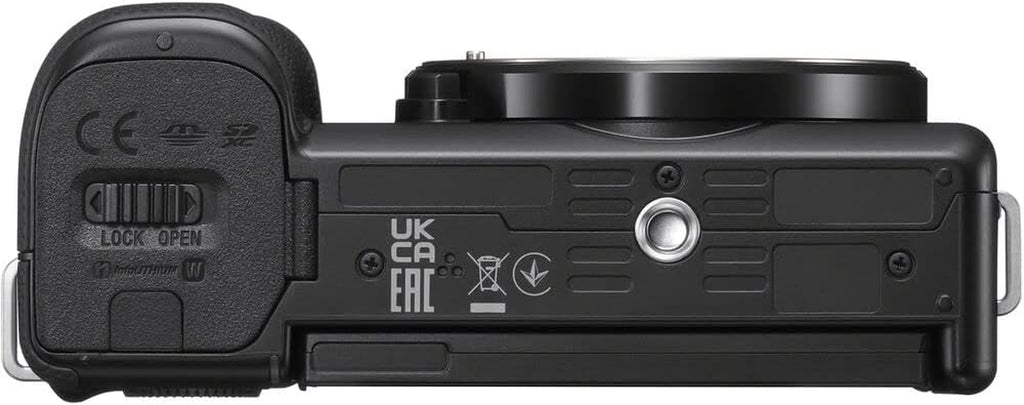 Sony ZV-E10 Mirrorless Camera Black with 16-50Mm Power Zoom Lens (ILCZV-E10L) – 24.2 MP APS-C Sensor, 4K Video, Vari-Angle Screen W/ 64GB Memory Card, Bag, Card Reader and More