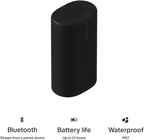Sonos Play - Portable Bluetooth Speaker with Wifi, Alexa, 24-Hour Battery Life, Charging Base - Black
