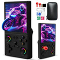 XF40V Retro Handheld Game Console with 2*Detachable Long Joysticks, 4.0-Inch HD IPS Screen Retro Gaming Console, Preloaded Classic Games with Multiple Emulator, Pocket Video Gaming