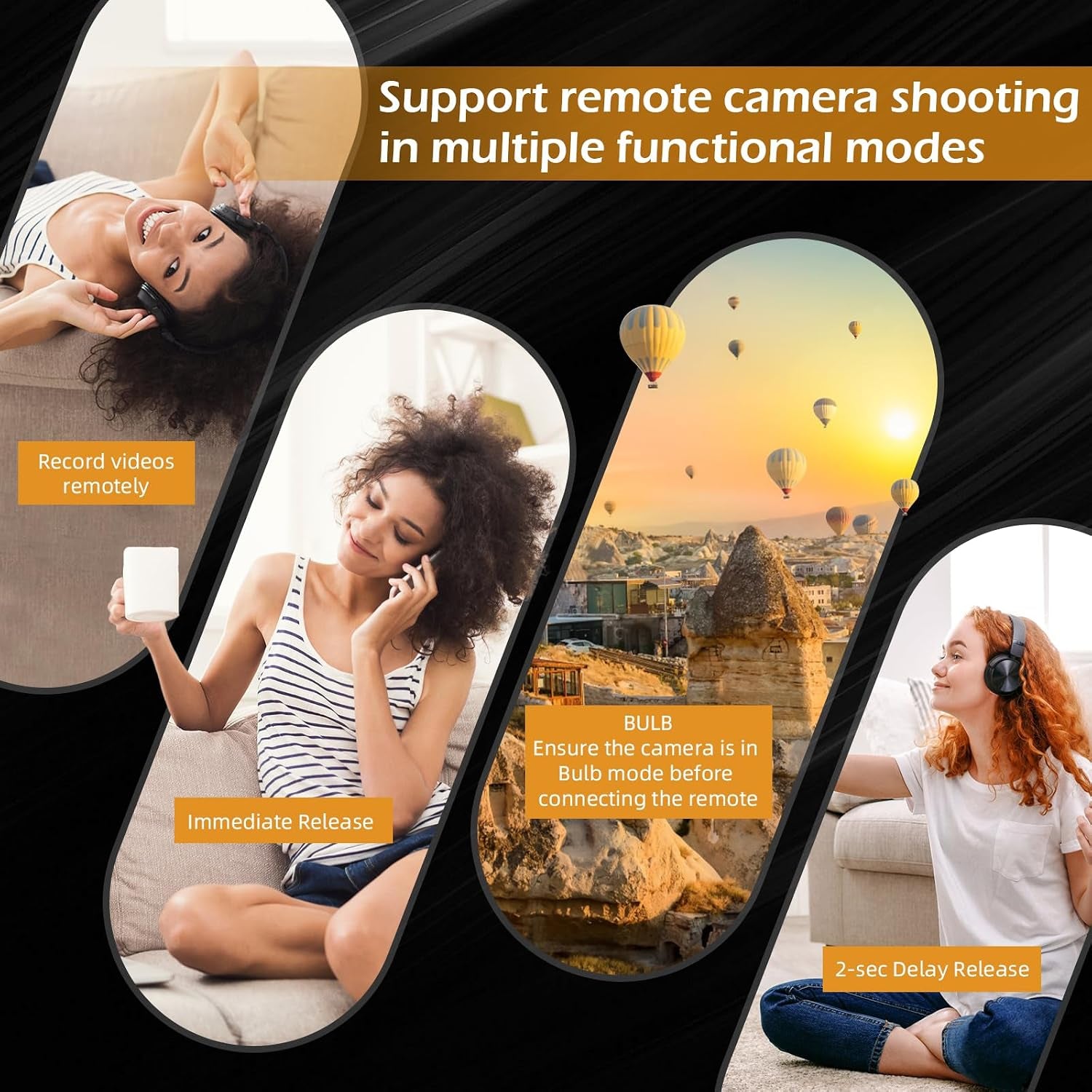 For Canon Tripod Wireless Shooting Grip with Shutter Release - Mini-Tripod with Rechargeable Remote Control for G7 X III/R50/R8/R5/R10/G5 X II/R100/M6 II/M200/M50/R50 V/6D II/V10/V1/SL2, for Vlogging