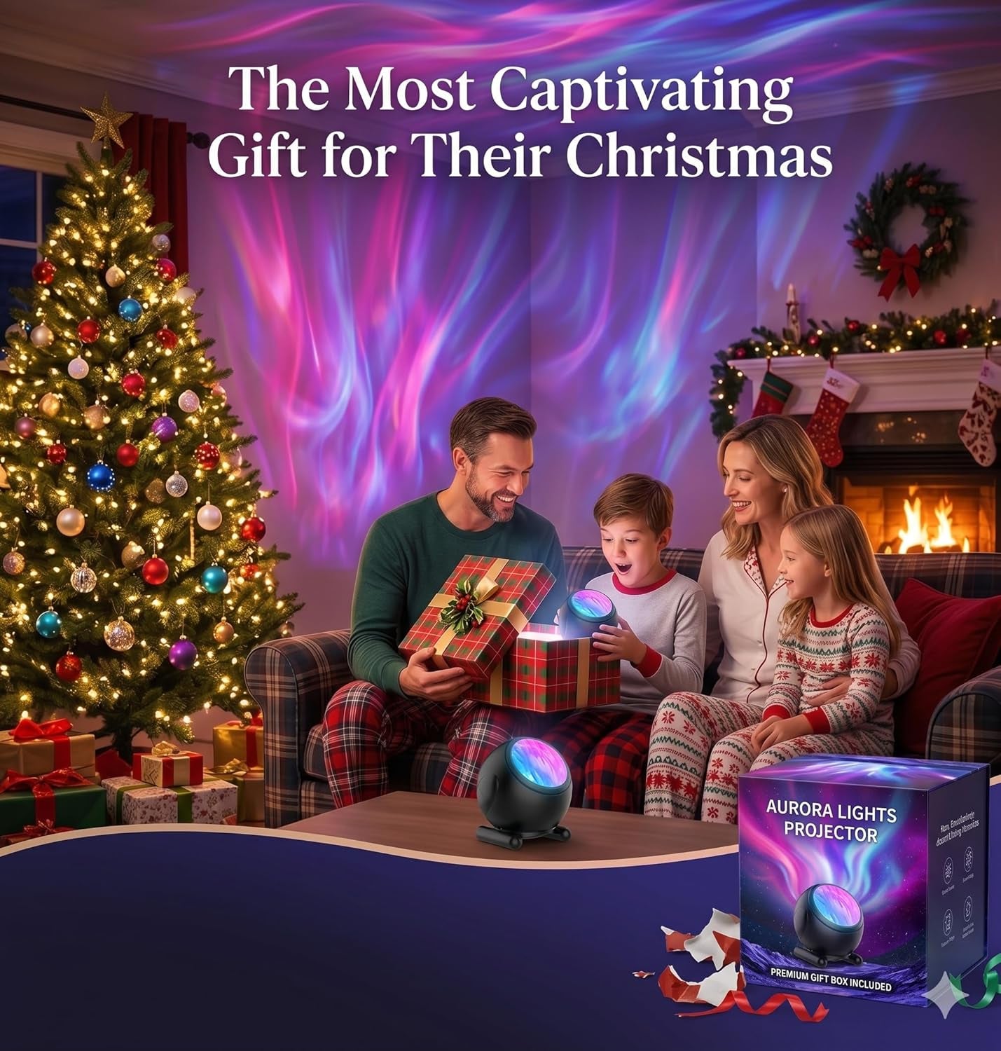 Northern Lights Projector, Aurora Light Projector for Kids Bedroom | Galaxy Light Projector with Timer and Remote, Room Decor, Teen Girls Trendy Stuff Gifts for Boys Adults Christmas Birthday