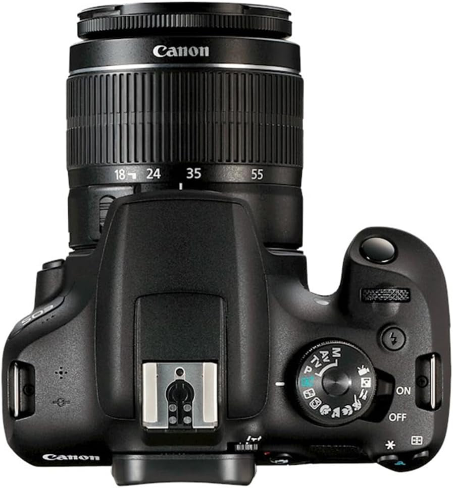 Canon EOS Rebel T7 DSLR Camera with Ef18-55Mm + EF 75-300Mm Double Zoom Kit 2727C021 Bundle with Lexar Premium 64GB SDXC Memory Card, Deco Essentials Camera Bag and Corel Photo Video Suite