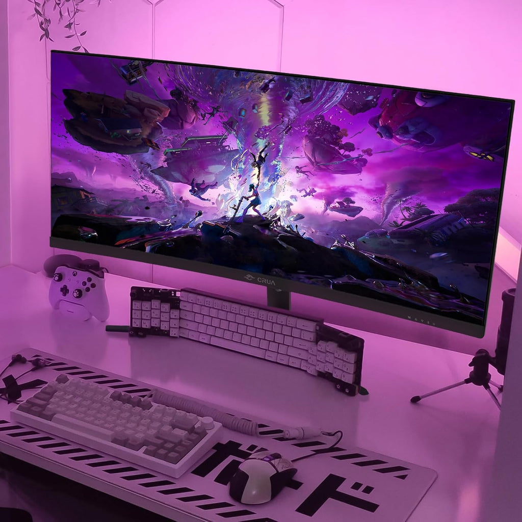 30" FHD 200Hz Ultrawide Curved Gaming Monitor, 1500R, Freesync, Black | 2560X1080 21:9 VA, 120%Srgb, HDMI 2.0/DP 1.4, 3.5Mm Audio and 100X100Mm Wall Mount for Gaming, Movies, Multitasking and Work