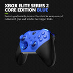 Xbox Elite Series 2 Core Wireless Gaming Controller – Blue Series X|S, One, Windows PC, Android, and Ios