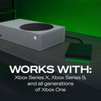 Game Drive for Xbox 2TB External USB 3.2 Gen 1 Hard Drive Xbox Certified with Green LED Bar (STKX2000403)