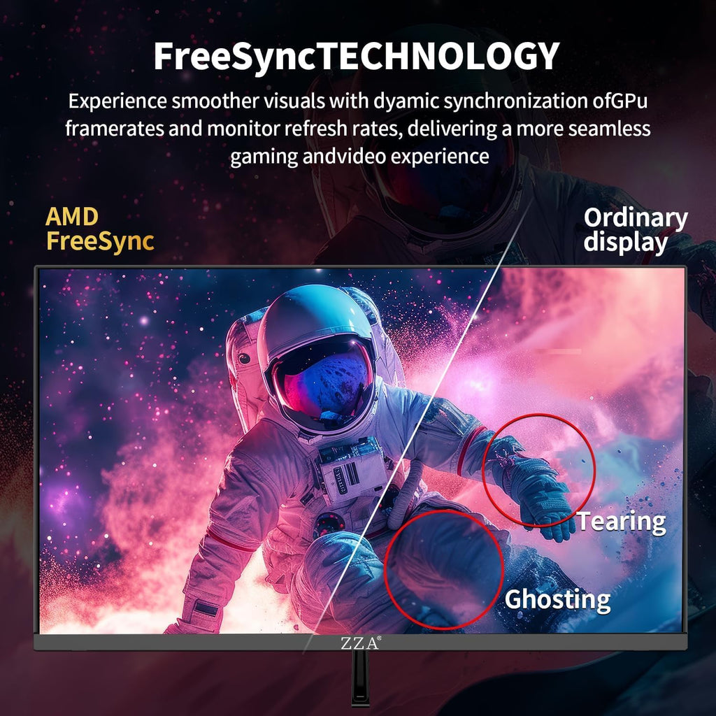 24 Inch Gaming Monitor 200Hz Curved Computer Monitor FHD 1080P, Curved 2800R VA Panel with 1Ms MPRT, Freesync, HDMI DP, VESA Mount for Gaming and Home Office
