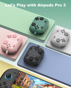 Silicone Case for Airpods Pro 3 (2025), Green | Classic Cool Game Console Design, Shock-Proof Soft Protective Cover for Airpod Pro 3Rd Generation with Cleaning Kit