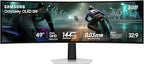 Samsung 49" Odyssey OLED G9 (G91SD) Dual QHD QD-OLED G-Sync Compatible Curved Gaming Monitor, 144Hz, 0.03Ms, AMD Freesync Premium Pro, Ergonomic Stand, 3 Year Warranty, LS49DG910SNXZA