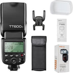 TT600S 2.4G Wireless Camera Flash Speedlite with Diffuser for Sony | Master/Slave GN60 Manual Flash, Support HSS When Paired off Camera with  X Trigger System for Sony Cameras