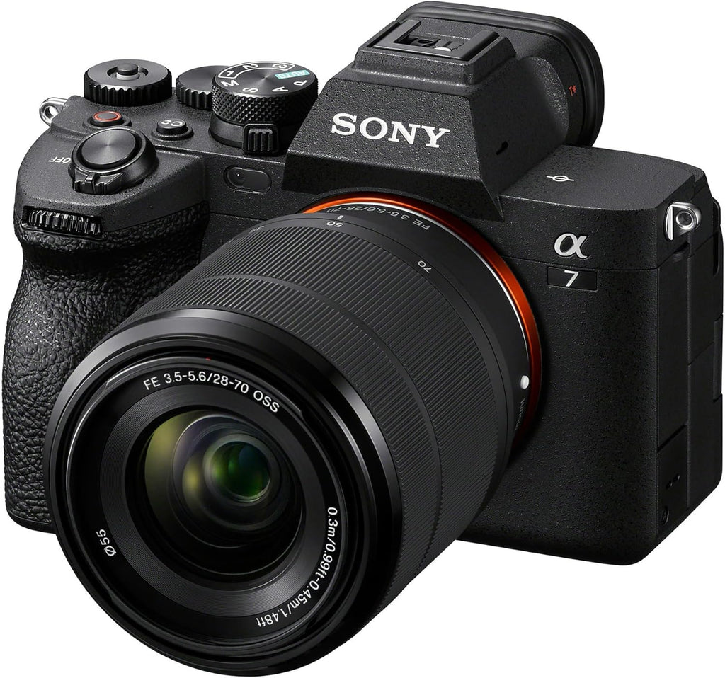 Sony Alpha 7 Iv Full Frame Mirrorless Camera with 28 70Mm Lens | 33MP Full-Frame Sensor, 10 Fps Continuous, 5.5-Stop 5-Axis Ibis, 4K Video, Includes Fe 28-70Mm Oss