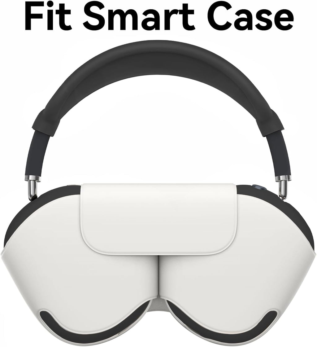 Silicone Case Cover for Airpods Max 2 / Airpods Max Headphones (Black) | Ear Pad Case Cover/Ear Cups Cover/Headband Cover for Airpods Max 2/1 (2026/2024/2020), Accessories for Apple Airpods Max