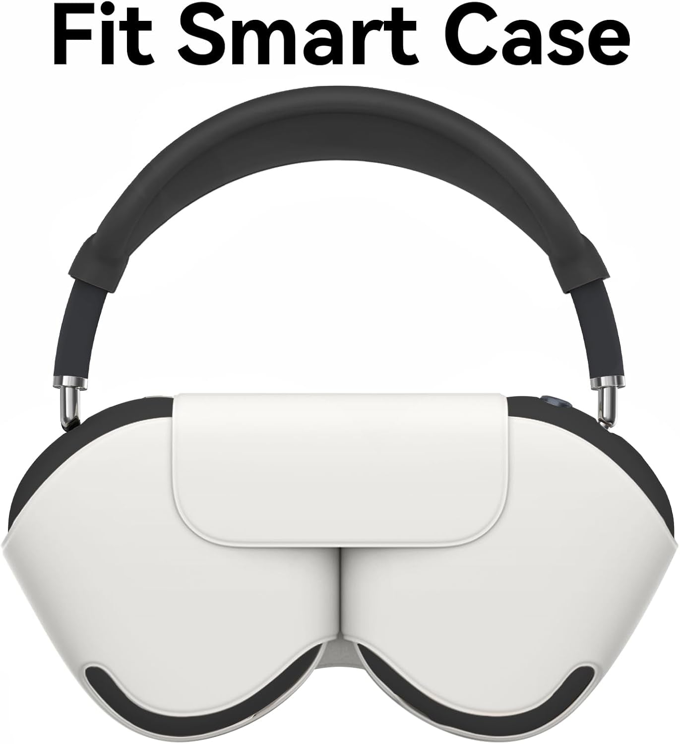 Silicone Case Cover for Airpods Max 2 / Airpods Max Headphones (Black) | Ear Pad Case Cover/Ear Cups Cover/Headband Cover for Airpods Max 2/1 (2026/2024/2020), Accessories for Apple Airpods Max